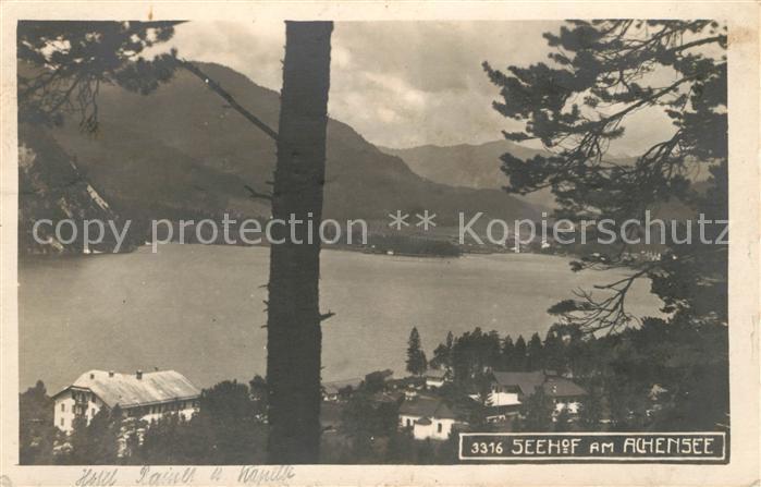 Seehof Achensee Panorama