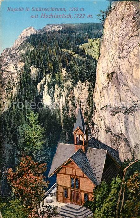 Schuesserlbrunn Kapelle Hochlantsch
