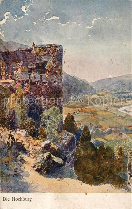 Hochburg-Ach Schloss Kuenstlerkarte