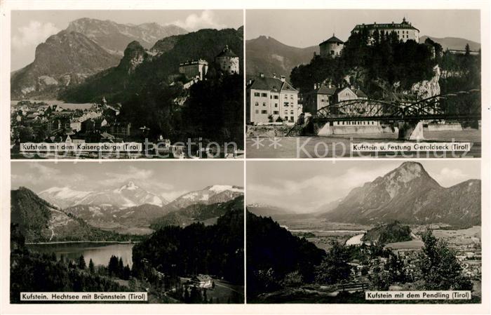 Kufstein Tirol Kaisergebirge Festung Geroldseck Hechtsee Bruennstein Pendling