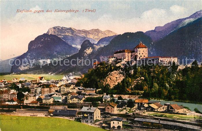 Kufstein Tirol Kaisergebirge Panorama