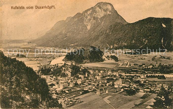 Kufstein Tirol Panorama vom Duxerkoepfl