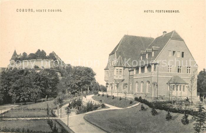 Coburg Bayern Veste Hotel Festungshof