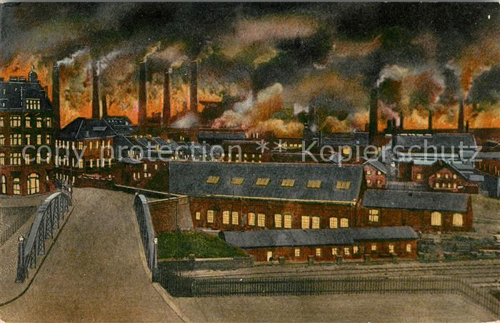 DORTMUND  CITY Werke der Union Industrieanlagen Feuer