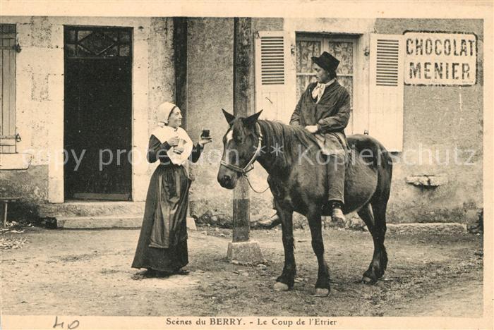 Berry Region Scenes du Bery Le Coup de l'Etrier