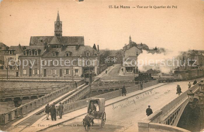 Le Mans Sarthe Vue sur le Quartier du Pre