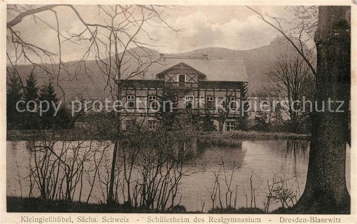 Kleingiesshuebel Schuelerheim des Realgymnasium Dresden Blasewitz