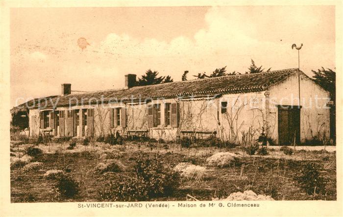 Saint-Vincent-sur-Jard Maison de Monsieur G. Clemenceau