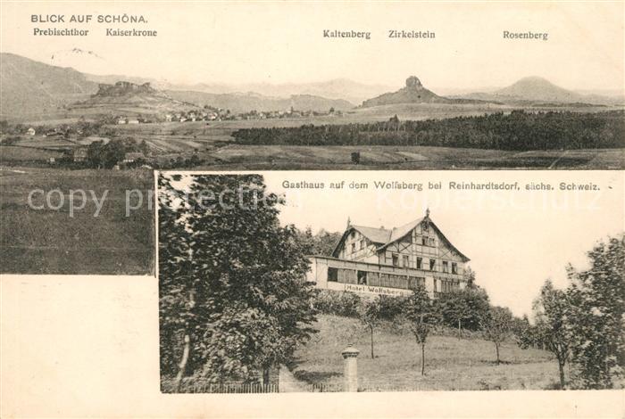 Schoena Elbe Landschaftspanorama Gasthaus auf dem Wolfsberg