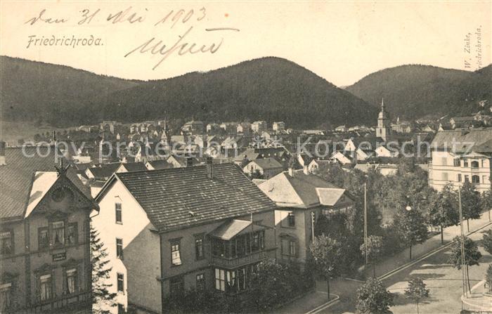 Friedrichroda Stadtpanorama