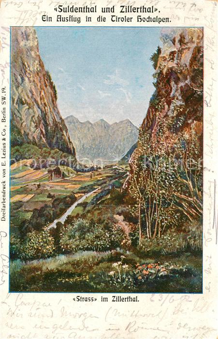 Strass Zillertal Suldental und Zillertal Ausflug in Tiroler Hochalpen Kuenstlerk