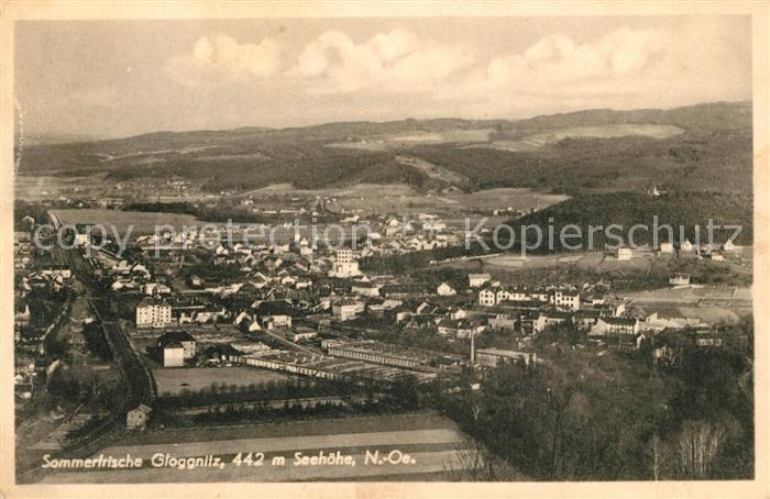 Gloggnitz Niederoesterreich Panorama Sommerfrische