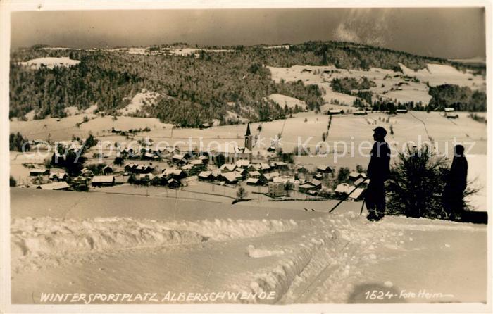 Alberschwende Panorama Wintersportplatz