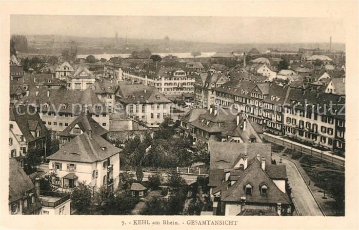 Kehl Rhein Gesamtansicht