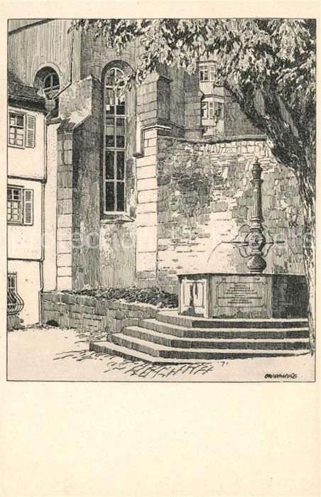 TueBINGEN BW Evangelisches Stift Kuenstlerkarte