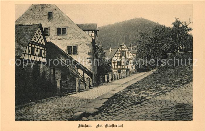 Hirsau Klosterhof Karte der Stiftung fuer Heimatschutz