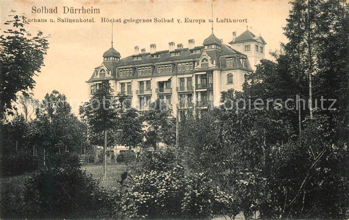 Bad Duerrheim Kurhaus Salinenhotel Luftkurort hoechstgelegenes Solbad Europas