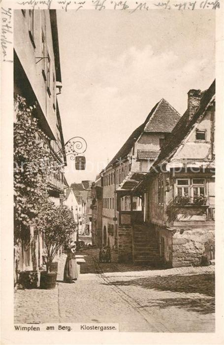 Wimpfen Klostergasse