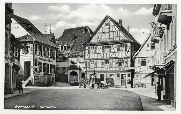 Gernsbach Hofstaette Fachwerkhaus