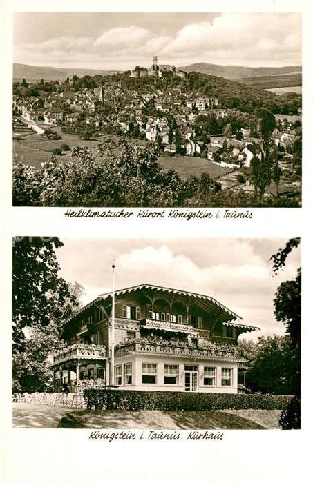 Koenigstein Taunus Panorama Heilklimatischer Kurort Kurhaus
