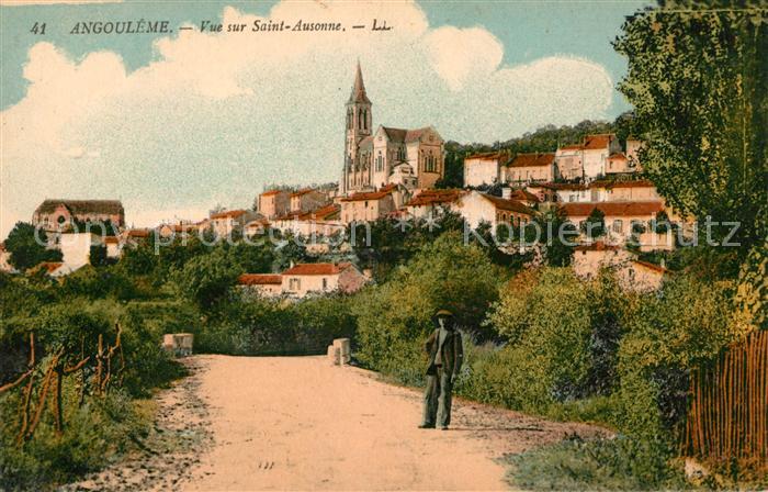 Angouleme Vue sur Saint Ausonne