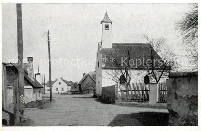 Wartmannstetten Ortsmotiv mit Kirche