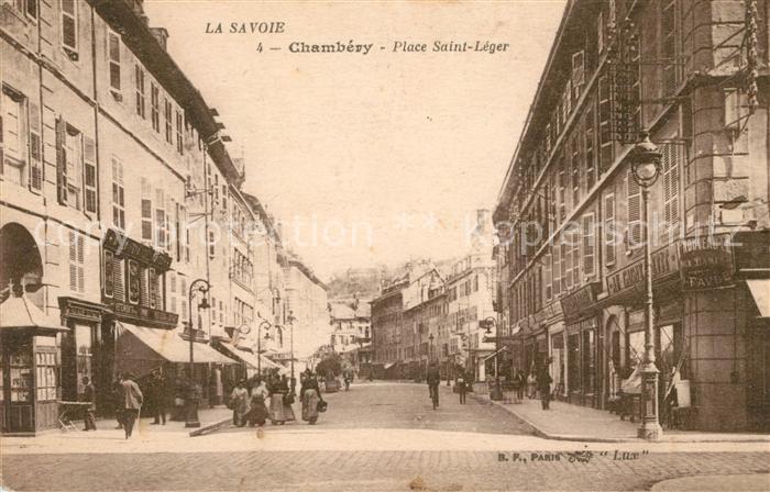 Chambery Savoie Place Saint Leger