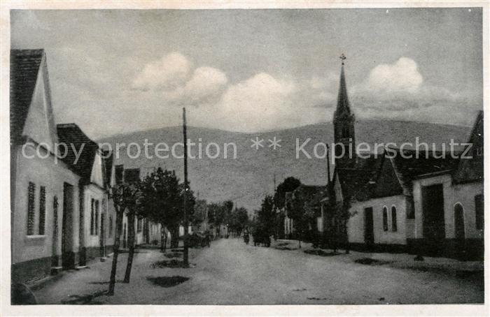 Unterpullendorf Ortsmotiv mit Kirche