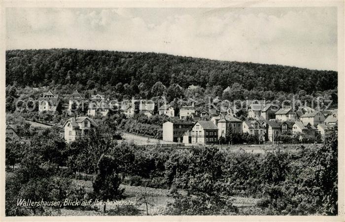 Waltershausen Gotha Panorama Blick auf Ibenhainerstrasse