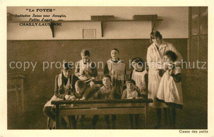 Chailly Lausanne Le Foyer Institution Suisse pour Aveugles Faibles d esprit Clas