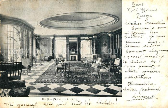 Lucerne Luzern Grand Hotel National Halle