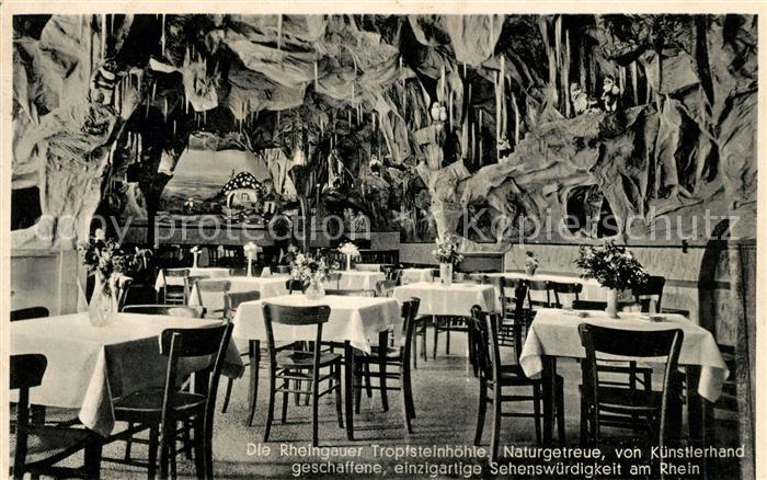 Oestrich-Winkel Rheingauer Tropfsteinhoehle Restaurant