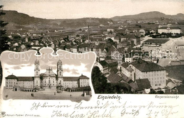 Einsiedeln SZ Generalansicht Kloster