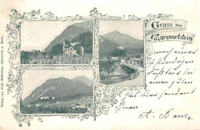 Marquartstein Teilansichten Alpen Koenigreich Bayern