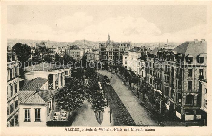 Aachen Friedrich Wilhelm Platz mit Elisenbrunnen