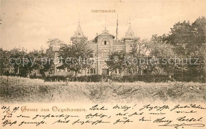 Oeynhausen Bad Schuetzenhof Deutsche Reichspost