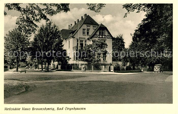 Bad Oeynhausen Heilstaette Haus Braunschweig