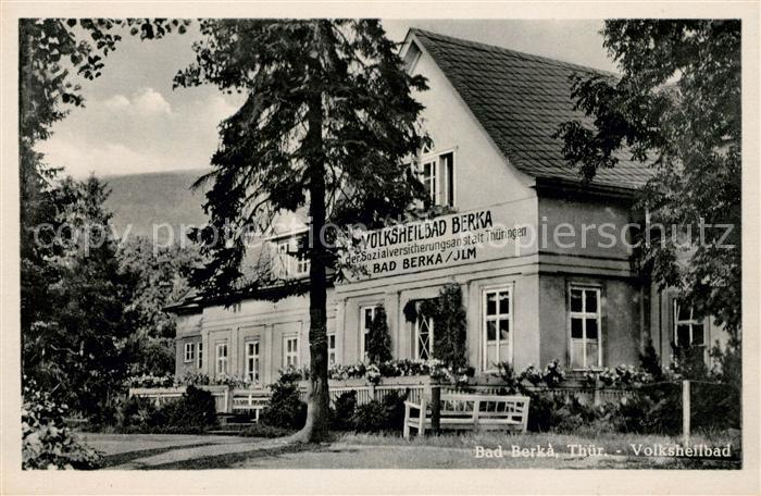 Bad Berka Volksheilbad der Sozialversicherungsanstalt Thueringen