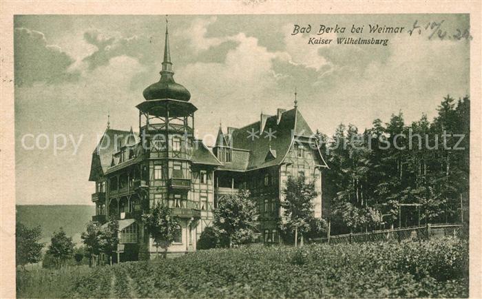 Bad Berka Kaiser Wilhelmsburg