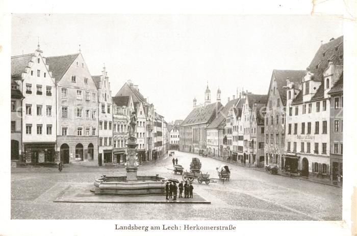 Landsberg Lech Herkomerstrasse Brunnen