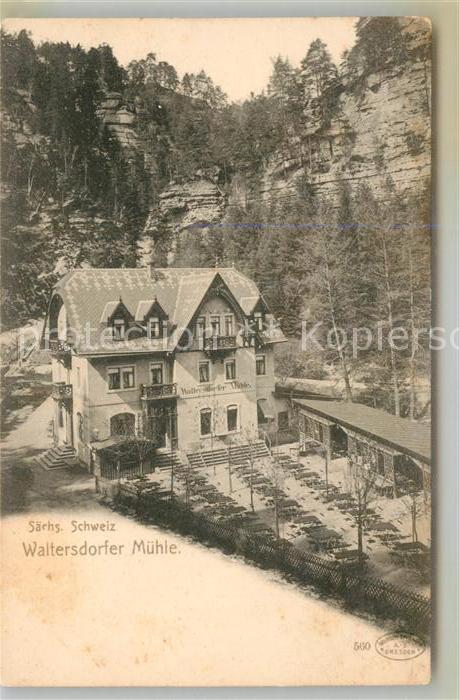 Waltersdorfer Muehle Nationalpark Saechsische Schweiz