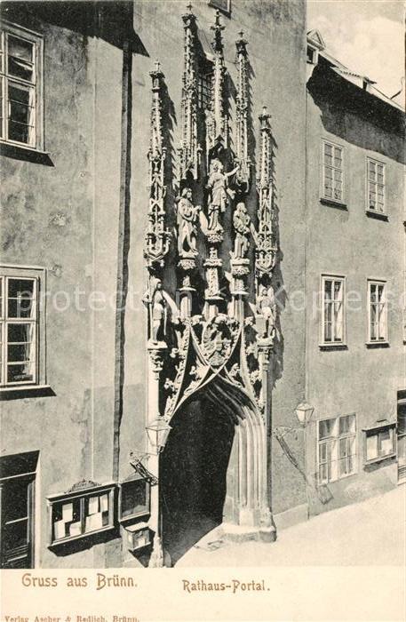 Bruenn Brno Rathaus Portal