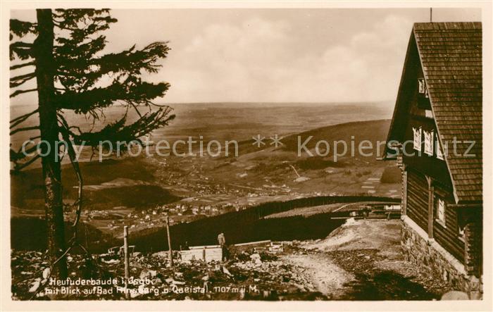 Bad Flinsberg Swieradow Zdroj Heufuderbaude Panorama