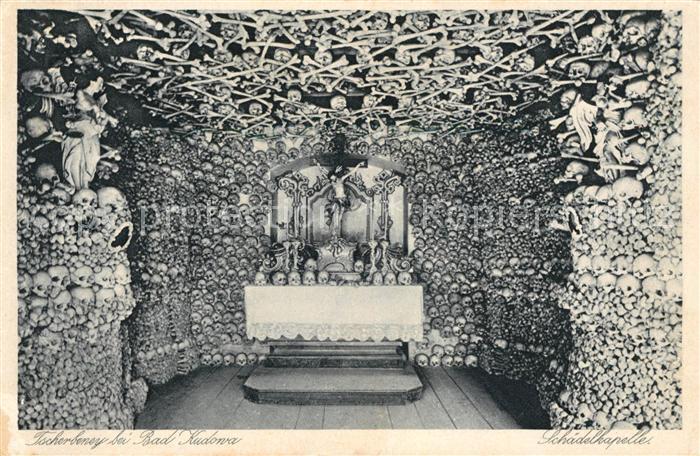 Bad Kudowa Niederschlesien Schaedelkapelle Tscherbeney