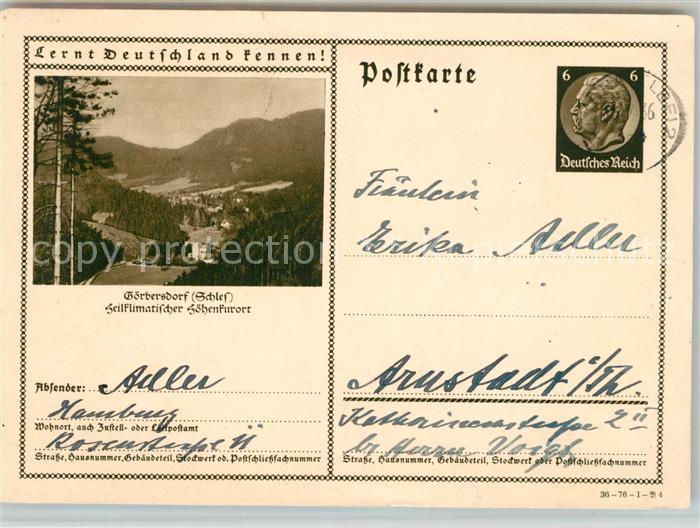 Goerbersdorf Schlesien Panorama