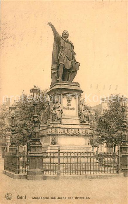 Gent Gand Flandre Standbild Jacob van Artevelde