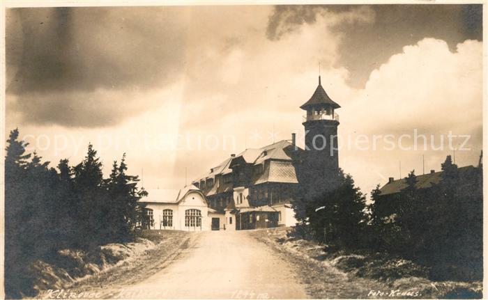 Klinovec Keilberghotel Aussichtsturm