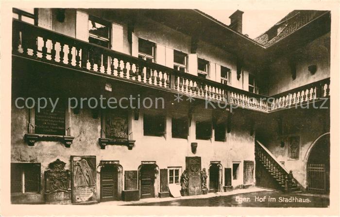 Eger Cheb Tschechien Hof im Stadthaus
