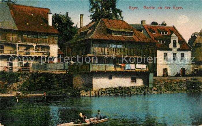 Eger Cheb Tschechien Partie an der Eger