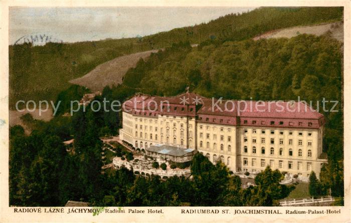 St Joachimsthal Jachymov Radium Palast Hotel Radiumbad